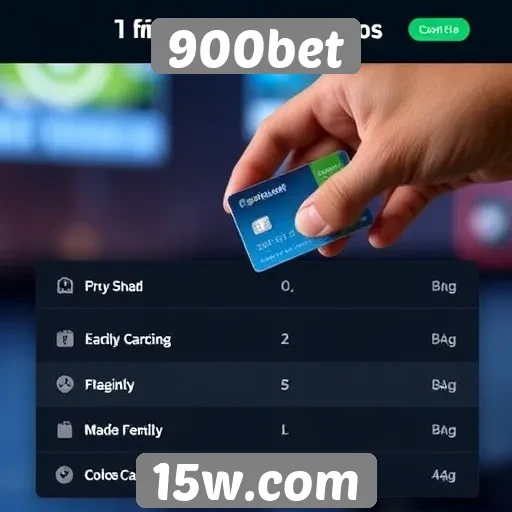 Métodos de pagamento aceitos na 900bet